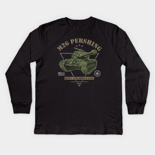 M26 Pershing Kids Long Sleeve T-Shirt